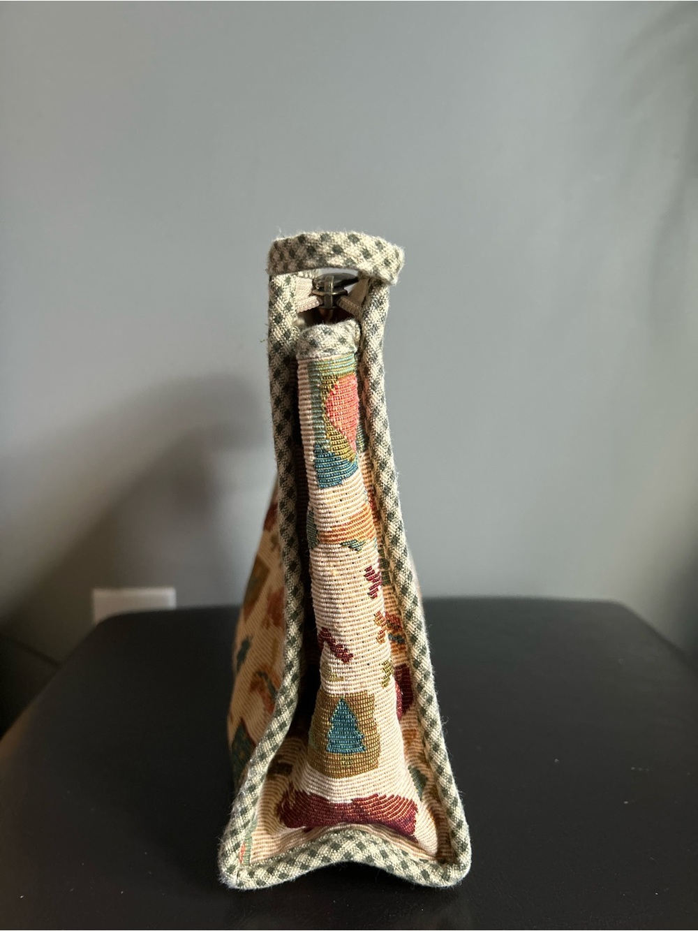 MAGGIB Vintage Woodlands Print Textile Cosmetic Bag with Lined Interior - Picture 5 of 15